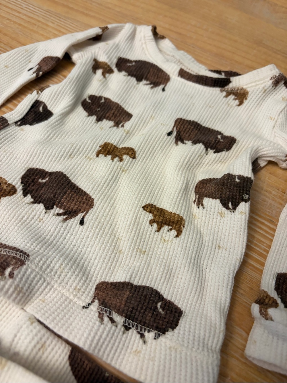 Baby Boy buffalo thermal set size 6-9 months